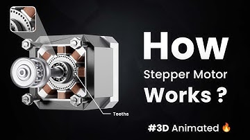 How NEMA Stepper Motor works ? | 3D Animated 🔥