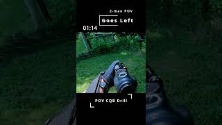 CQB Tactical POV Drill Moving Left Room Clear (2nd Man)