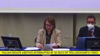 Italian Senate meeting interrupted by Tifa (ORIGINAL, BLURRED) (R18)