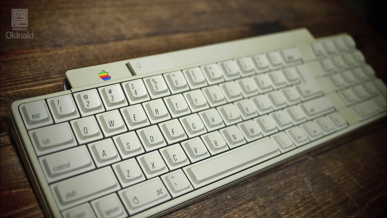 Apple IIGS Keyboard ～ スイッチ不良のII GSキーボードをニコイチで復活させたい。フロッグデザインのメカニカルキーボード