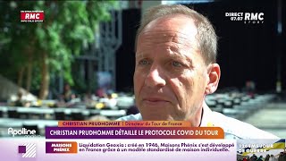 Christian Prudhomme détaille le protocole Covid du Tour de France
