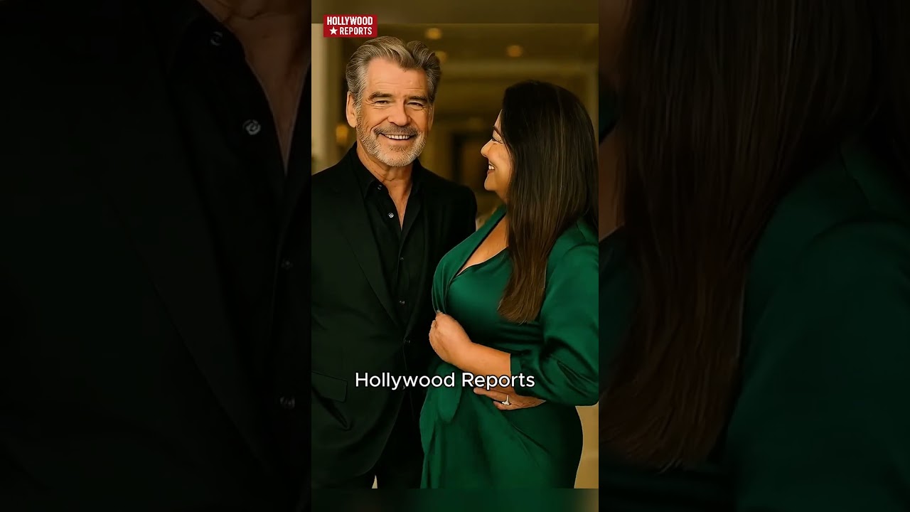 Classic Charm: Pierce Brosnan & Keely Shaye’s Enchanting Evening Look