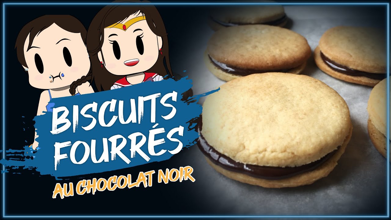 Comment faire des biscuits fourrés au chocolat maison - YouTube