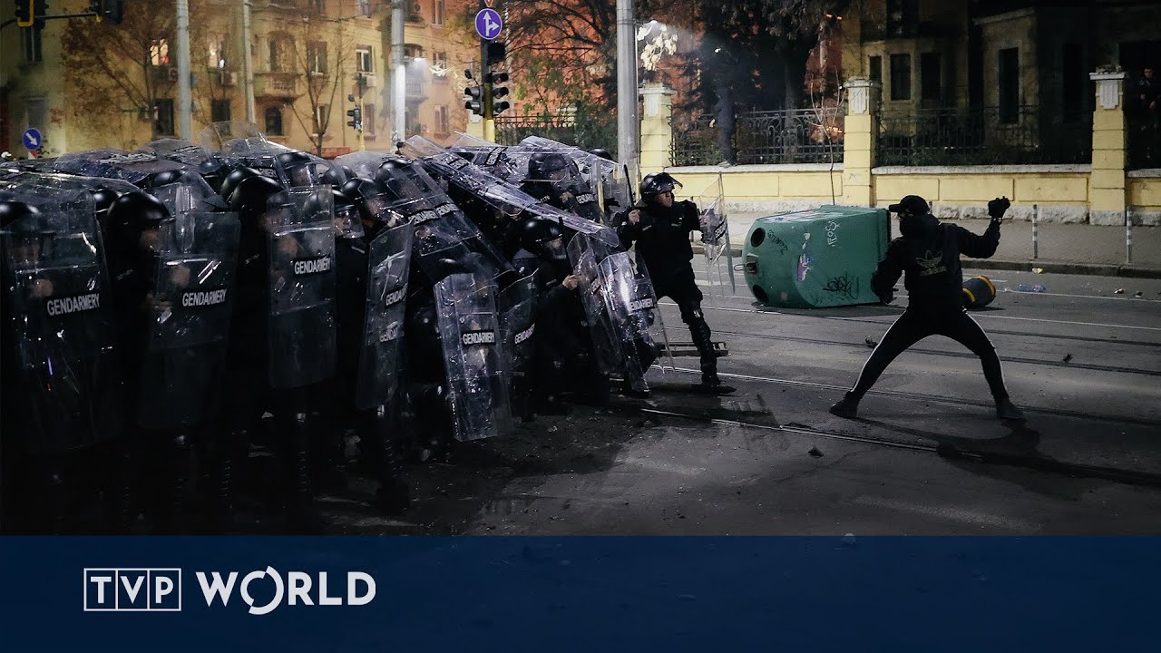 Protesters clash with police in Bulgaria at biggest demo in years | Morning Report
