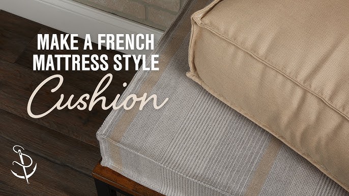 How to Make a French Mattress Cushion  Brimfield Flea Market Boho Thrift  Flip 