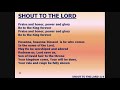 Palm sunday song  shout to the lord