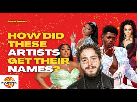 HOW DID THESE ARTISTS GET THEIR STAGE NAMES!? ft. #PostMalone #Lizzo #DojaCat & MORE!!  | MUCHMUSIC
