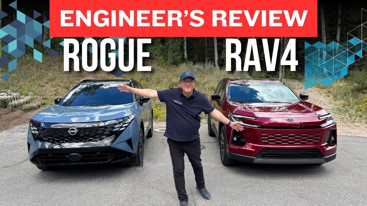 ENGINEER'S COMPARISON: ALL-NEW NISSAN ROGUE HYBRID vs TOYOTA RAV4 HYBRID // WHICH ONE IS BETTER?