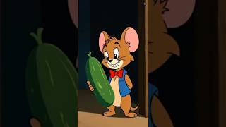 Jerry's Cucumber Chaos  #animation #cartoon #tomandjerry #الرسوم#funny