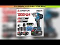 ONEVAN 1200N.M Brushless Electric Impact Wrench 1/2 inch Cordless Wrench Screwdriver Power Tool
