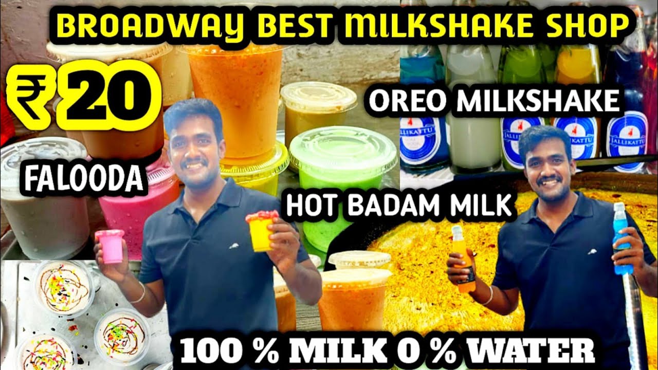 Best Milkshake shop in chennai | 0% water | Badam milk,rose milk | jigarthanda | Goli Soda | mvksaga