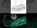 約10分とそこから+約5分の差をまとめました 構想とか試作の時間は別にして #lamborghini #carart #車イラスト #車好き thumbnail