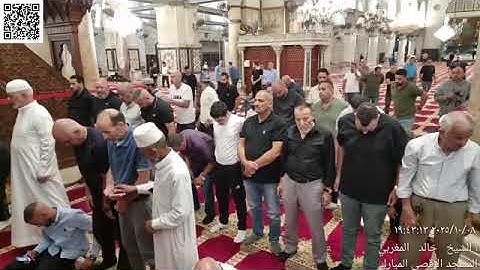 صلاة العشاء للشيخ يوسف ابو سنينه من المسجد الأقصى المبارك 16 ربيع الآخر 1447 من سورة القصص 
