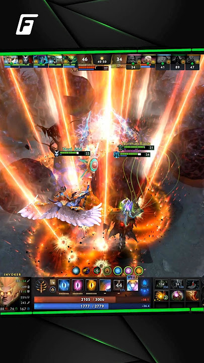 7.38 Invoker with Refresher Dominates the Game ! 🔥 #dota2 #dota2highlights #dota2wtf #rampage