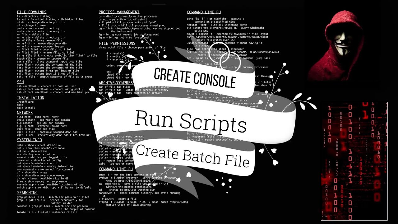 Run the command file. Run the command file