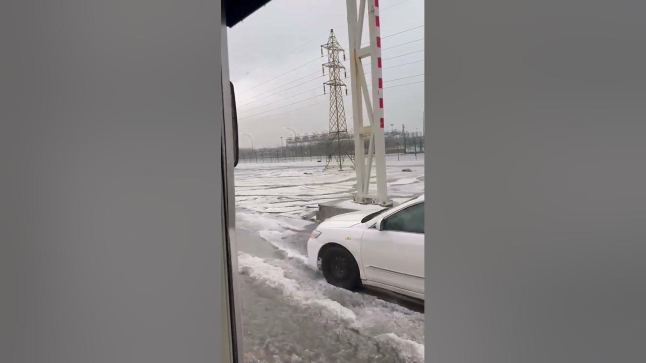 snow in Kuwait, lovely weather, ILHANVIEWS7104 YouTube