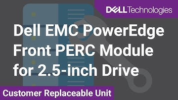 How to replace the front PERC module for 2.5-inch drive backplane on a Dell EMC PowerEdge T550