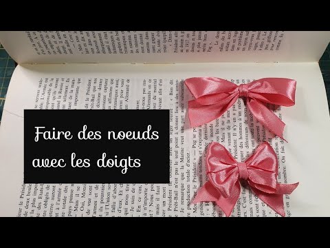 Vidéo: Apprendre à faire de gros nœuds en ruban de satin