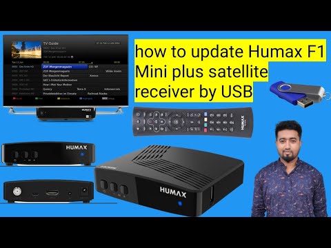 How to Update software | Humax F1 Mini plus satellite receiver by USB |  repair humax | MAMUNTECH - YouTube
