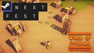 World of Stickman Classic RTS on Steam Next Fest - Best indie strategy 2024 screenshot 2