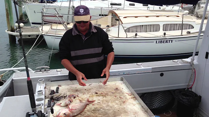How to gut a Snapper the easy way without a knife from Megabites Fishing Charter Ltd