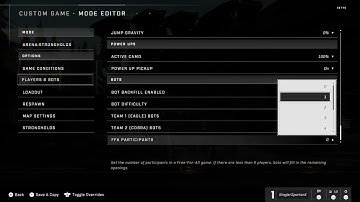 Halo Infinite custom game settings and modes