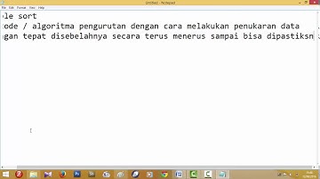 Materi Algoritma Pemrograman C , Sorting DWI DIAN AYU - IFAN UDINUS