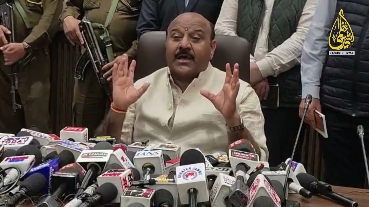 نائب وزیر اعلیٰ سریندر چودھری کا پریس کانفرنس خطاب