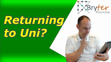 Study Tips (for Online University and Returning Students)