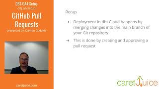 GitHub Pull Requests for dbt