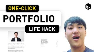 Make Architecture Portfolio In Minutes (Portfolio Generator Beta)