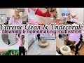 New extreme clean and undecorate with me tiffani beaston homemaking 2023