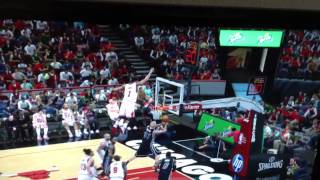 Derrick Rose NBA 2k12 ridiculous jump glitch