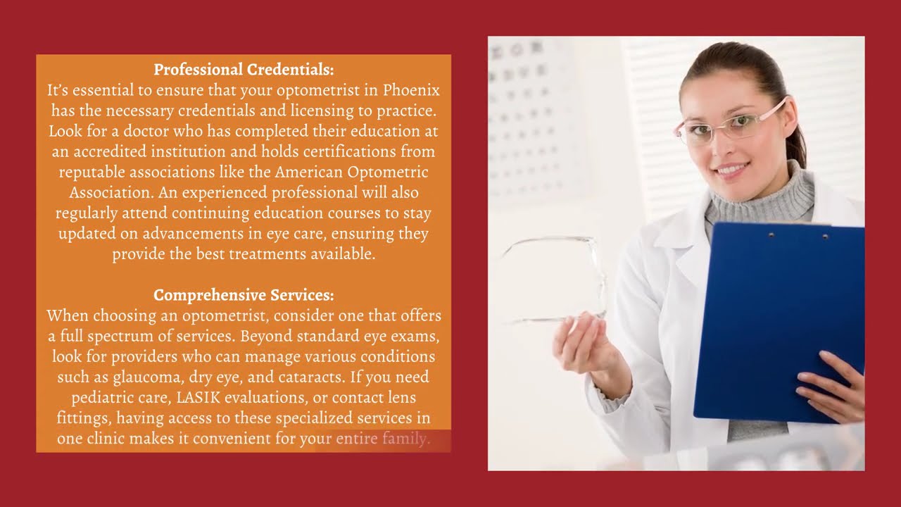 Arizona's Vision Eye Care Center - Your Guide to Choosing an Optometrist in Phoenix
