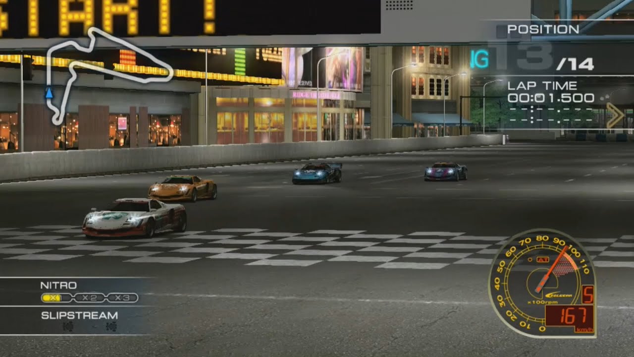 Ridge Racer 7 Maker's Trial GNADE with Raggio [Spectator view] - YouTube