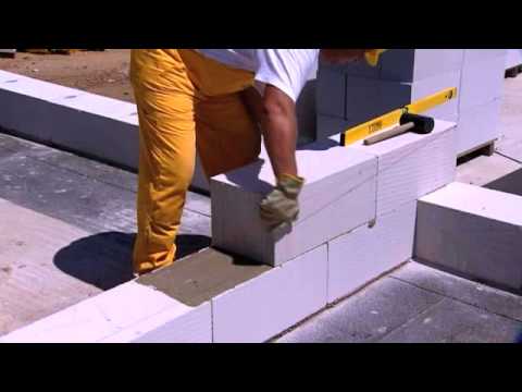Video: Pórobetónové Steny: Hrúbka A Tepelná Vodivosť Blokov Pre Dom, Položenie Nosnej Konštrukcie Steny