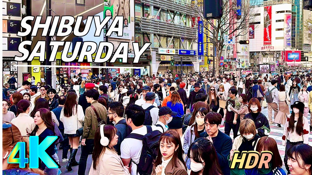 Shibuya, Japan ~ Beautiful Saturday Walk, a frame from the walk