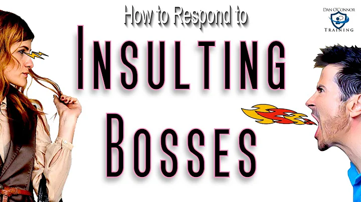 Power Phrases for Responding to Rude Bosses | Insults at Work | Passive-Aggressive Co-Workers - DayDayNews
