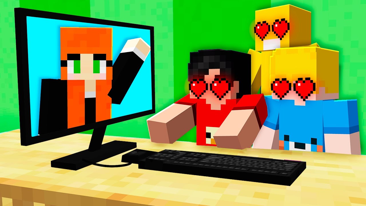 Все влюбились в мою подругу в Minecraft!