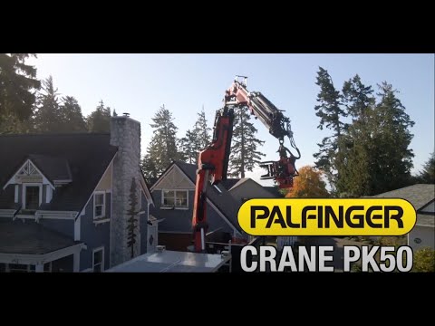 Palfinger PK50 outfitted with a Jib, Mecanil Grapple Saw & Chipper Body | Tree Removal Equipment - video from Falcon Equipment