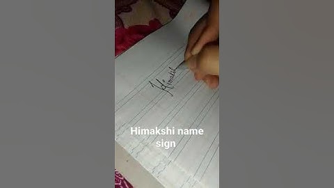 Himakshi name signature #commentyourname #himakshi #trending #signature