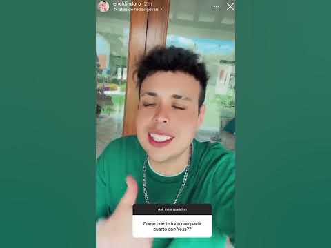 ERICK & YESS JUNTOS?? 💚🧡 (Erick vía Instagram) / Skabeche News - YouTube