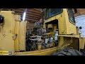 Fiat Allis FR12 loader engine removal.