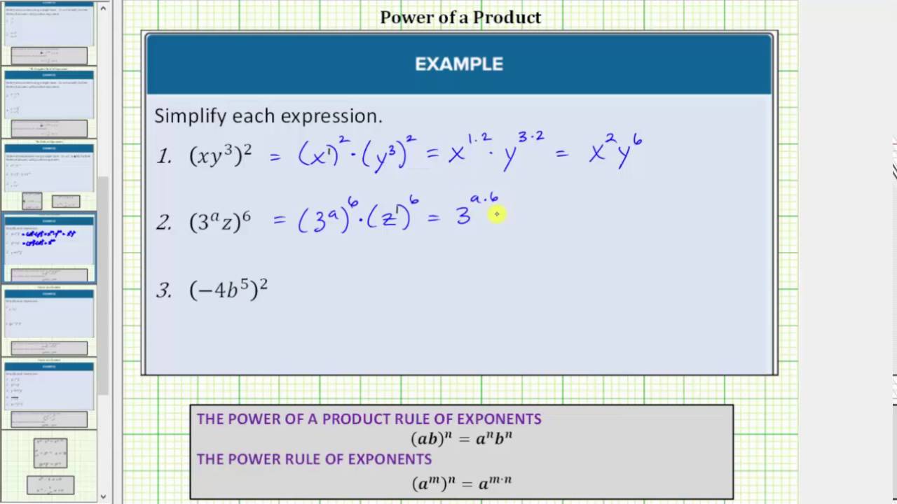 Rules Of Exponents Solutions Examples Songs Videos