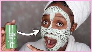 DOES THE GREEN MASK STICK WORK?! 😳😱 THE TRUTH | MAGIC GREEN MASK STICK