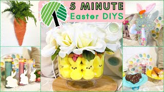 Easy 5 Minute Dollar Tree Easter DIYs
