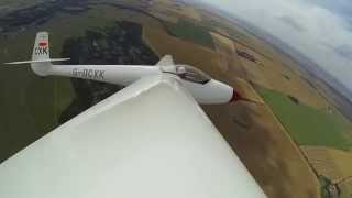 Glasflugel Libelle 201B launch and soaring to 6500&#39;