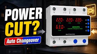 63A Automatic Phase Selector | 3 Phase to 1 Phase Changeover | BT03ATC
