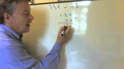 How to add numbers using formal column method