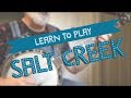 Learn to play  salt creek  bluegrass banjo